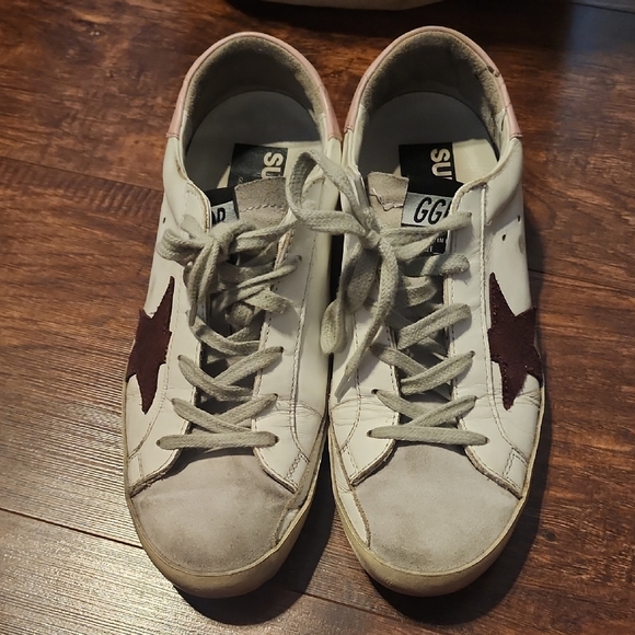 Golden Goose Distressed Sneakers - Picture 1 of 6